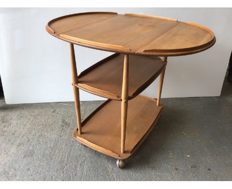 Ercol Drop Flap Tea Trolley 