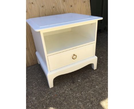 Stag Lamp Table with Drawer  - 53cm x 47cm x 50cm 