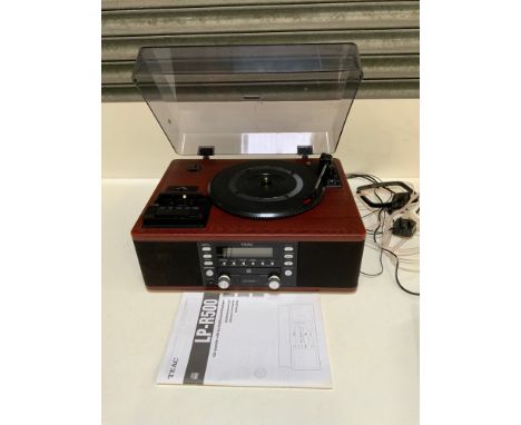 Teac LP-R500 CD Recorder with Turntable/Cassette Player 