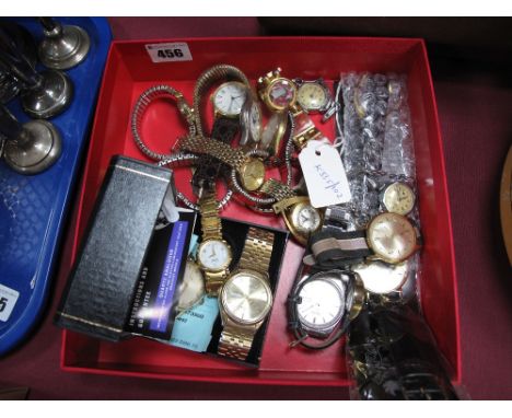 A Mixed Lot of Assorted Ladies and Gent's Wristwatches, including Lorus, Seiko, Services, Sekonda, Timex, etc:- One Box
