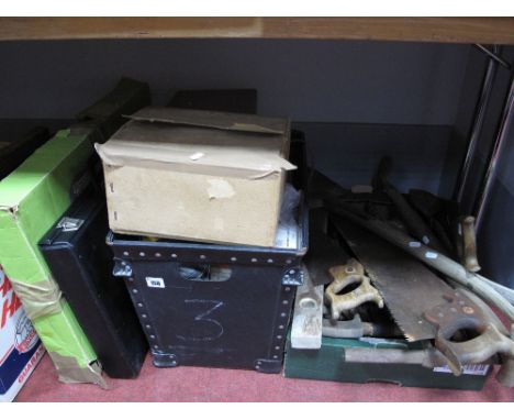 An Orbit 8.25 x 30mm Zoom Telescope, Olympus Trip 3S camera, travelling vanity set, quantity of slides and viewer, Sportsview
