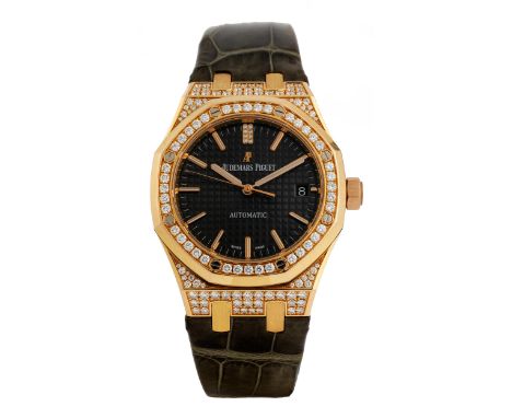 Audemars Piguet Royal OakGehäusedurchmesser: 37 mm.Rosegold2014.AUDEMARS PIGUET „Royal Oak“, Referenz 15452OR.ZZ.D003CR.01. G