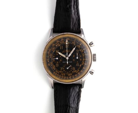 Breitling NavitimerGehäusedurchmesser: 40 mm.Edelstahl.Ca. 1950er.BREITLING „Navitimer“, Referenz 806, gefertigt aus Edelstah