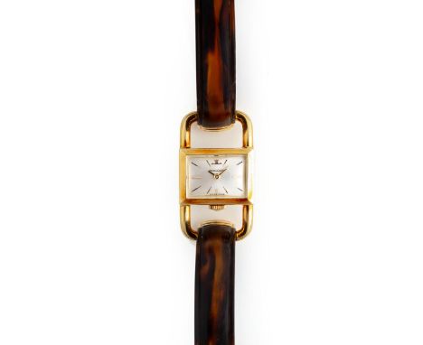 Jaeger LeCoultre LucchettoGehäusemasse: 15 x 20 mm.Gelbgold.1960er-Jahre.JAEGER-LECOULTRE „Etrier Lucchetto“, Referenz 1670, 