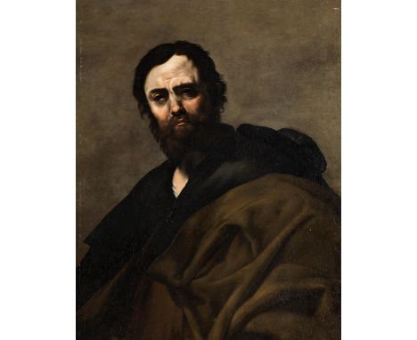 Jusepe de Ribera, genannt „lo Spagnoletto“, 1588/91 Xàtiva/Valencia – 1652 NeapelSAN ROCCOÖl auf Leinwand.86 x 68 cm.Beigegeb