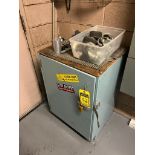 Cabinet w/ Bearings, Casters, Caster/Cart Repair Parts, & (18) Employee Lockers (6-Locker Banks)