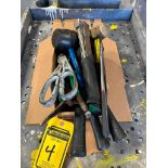 Misc. Hand Tools; Slap Hammer, Hammers, Vise Grips, O-Ring Wrench, Metal Clamp Set, & Assorted