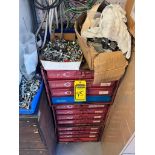 (5) 4-Drawer Stacks of Hardware Drawer Systems w/ Content of Bolts, Pins, Rings, Screws, Nuts, & Ass