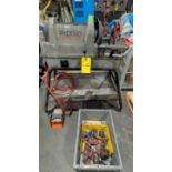 RIDGID 1822-I POWERED THREADER, S/N EA07430 W/ DIES & TOOLING