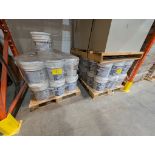 LOT (2) PALLETS OF BEHR HP210 WHITE WATERBORNE ACRYLIC DRYFALL PAINT