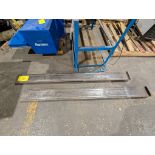 PAIR OF 6' FORKLIFT FORK EXTENSIONS
