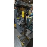 CRAFTEX CT028 DRILL PRESS, MOUNTED ON METAL CART
