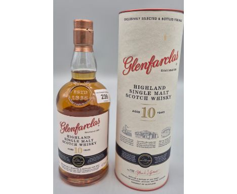 Glenfarclas Highland Single Malt Scotch whisky aged 10 years 70cl with original box 