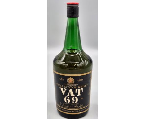 Bottling of VAT 69 Finest Scotch Whisky 1.13 Litre. Produced and bottled by William Sanderson &amp; Son Ltd. South Queensferr