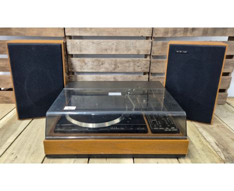 Vintage Stereo Ten DL Record player with speakers- Van der Molen. Working. 