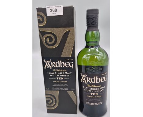 Ardbeg Islay Single Malt 10 year old Scotch whisky [70cl with original box] 