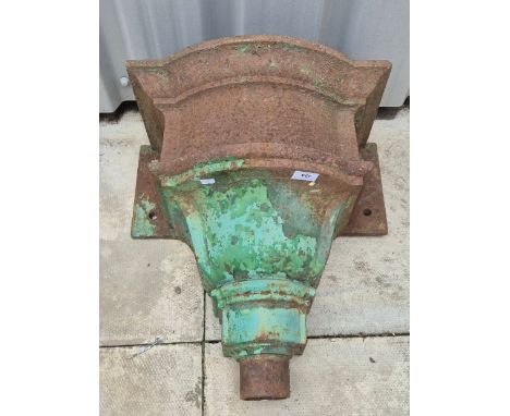 Large Victorian cast iron Hopper [50x49x31cm]