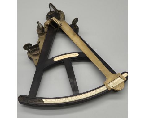 19th century sextant By W Endersbee St. Catherine's London [33.5cm] 