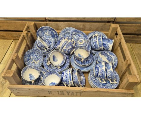 Large Copeland Spode blue &amp; white tea service 