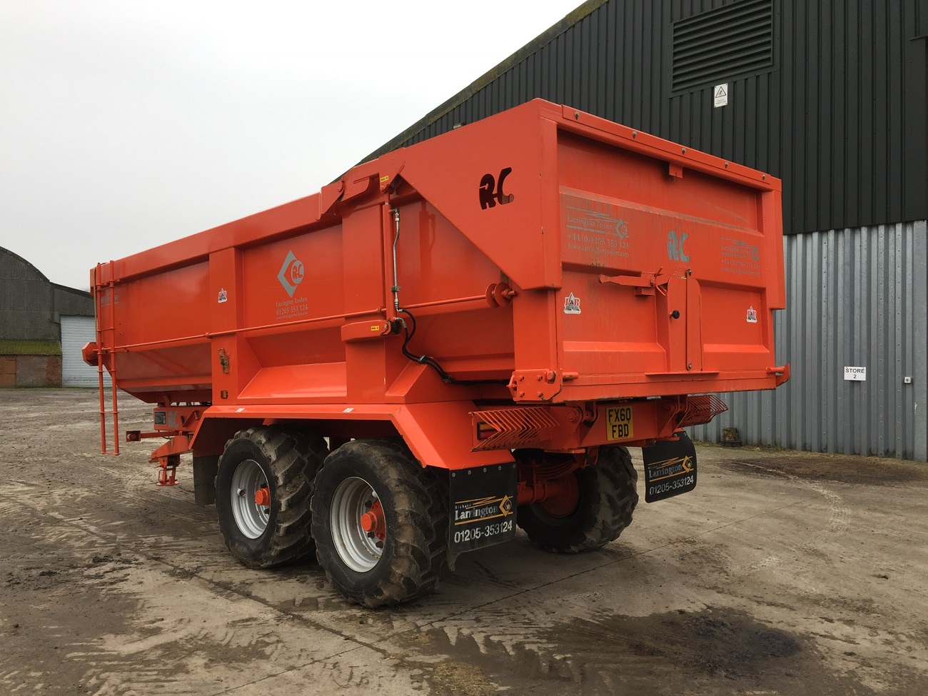 12T Harvester Trailer (2012) Serial Number 1176 Larrington 12T