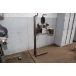 Diagraph Auto Labe Model #130LH Label Applicator Mounted on Adjustable/Mobile Stand, SN 930497