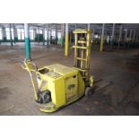 Clark Model #2077F Powerworker Electric Walk Behind Fork Lift, Rated 2000 lbs. Lift Capacity, 24