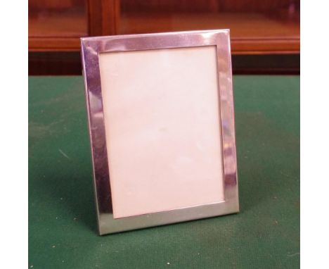 Sterling silver photo frame stamped sterling, 14cm high approx.