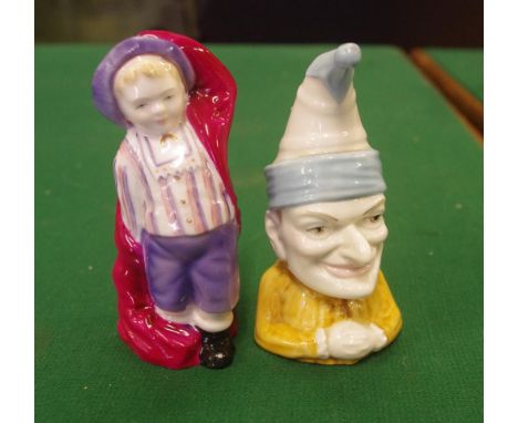 Two Royal Worcester candle snuffers Howard & Punch, 9.5cm high (tallest) approx