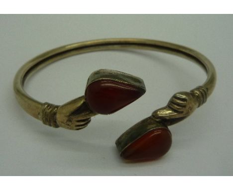 A silver bangle