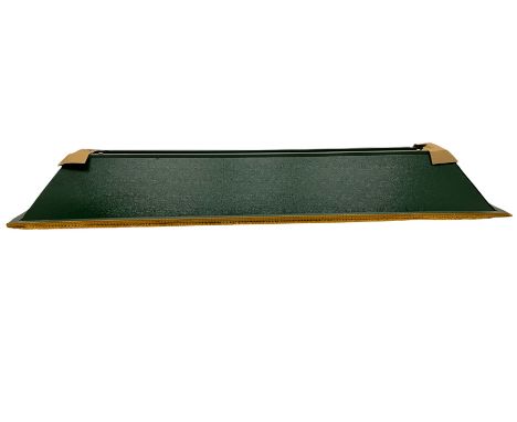 Full size snooker table light shade and fitting.Dimensions: Height:&nbsp;33cm&nbsp; Length/Width:&nbsp;275cm&nbsp; Depth/Diam