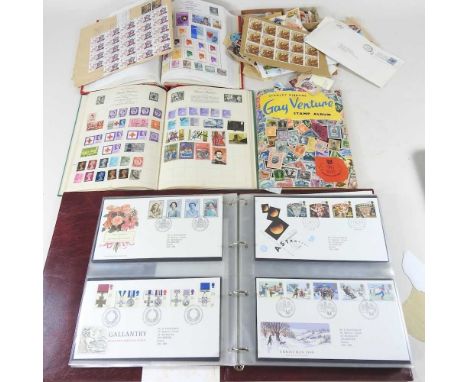 A collection of stamps, in albums, to include first day covers