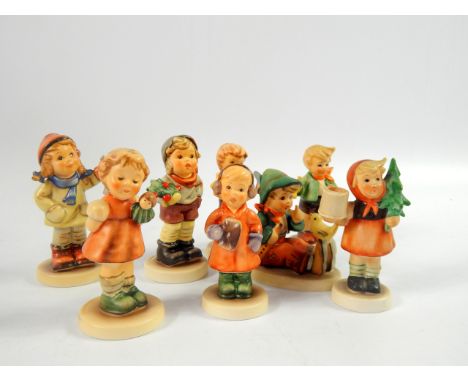 Studio Hummel miniature figures, and three further small figures, (12).