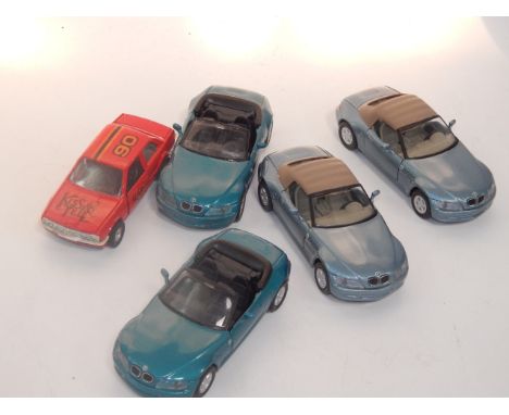 Various die cast models Del Prado Car Collection etc., 1:43 scale Citroen 11CV, Wely BMW Z3 roadster 28, and various literatu