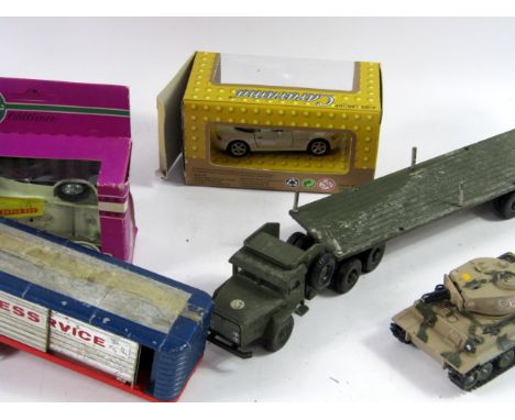 Die cast vehicles, including Britains, Corgi, Matchbox, Solido, etc, (AF), (a quantity).