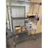 Uline Portable Wire Rack 48" Wide (NO CONTENTS)