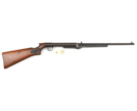 A .177” BSA “Light” or “Ladies” model underlever air rifle,  39¾” overall, barrel 17”, number L35270 (1929), with 3 hole trig