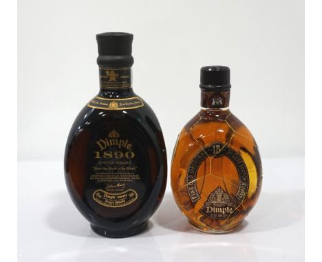 TWO HAIG'S DIMPLETwo bottles of the famous Haig's Dimple.  HAIG'S DIMPLE 1890 Blended Scotch Whisky.  40% abv.  500ml.  In or