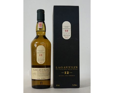 LAGAVULIN 12YO LIMITED EDITION 2013A bottle of LAGAVULIN 12 YEAR OLD Single Malt Scotch Whisky bottled in 2013.  70cl.  55.1%