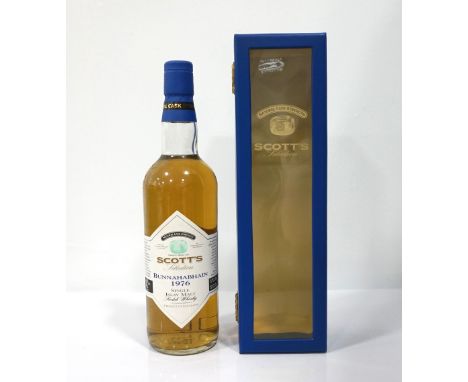 BUNNAHABHAIN 1976 - SCOTT'S SELECTIONA cask strength bottling of Islay's Bunnahabhain 1976 Single Malt Scotch Whisky.  70cl. 