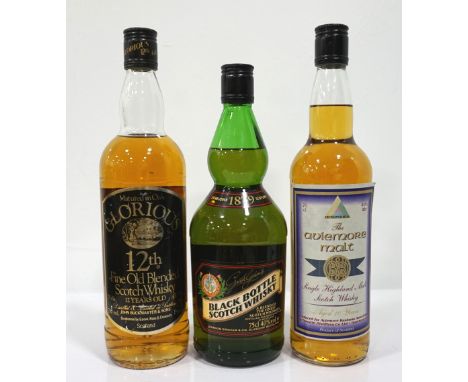 SELECTION OF BLENDED AND MALT WHISKYcomprising: GLORIOUS 12TH FINE OLD BLENDED SCOTCH WHISKY.  75cl.  43% abv.  Label scuffed