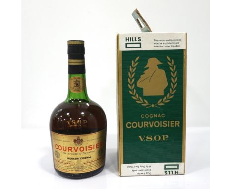 COURVOISIER V.S.O.P. COGNAC 1960's/1970'SA fantatstic older bottle of the Courvoisier V.S.O.P. Cognac.  75cl.  No strength st