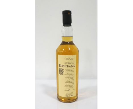 ROSEBANK 12YO - FLORA & FAUNARosebank 12 Year Old Single Malt Scotch Whisky bottled for the Flora & Fauna range.  70cl.  43% 