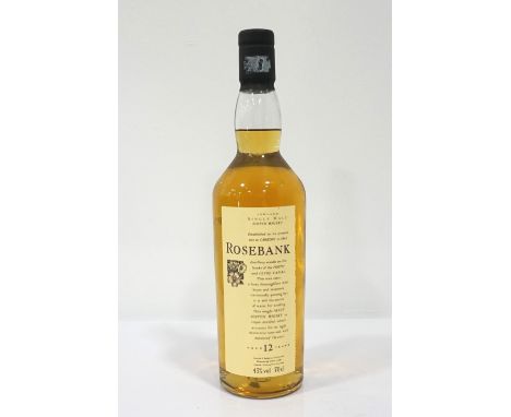 ROSEBANK 12YO FLORA & FAUNAThe lowland representative in the Flora & Fauna range.  Rosebank 12 Year Old Single Malt Scotch Wh