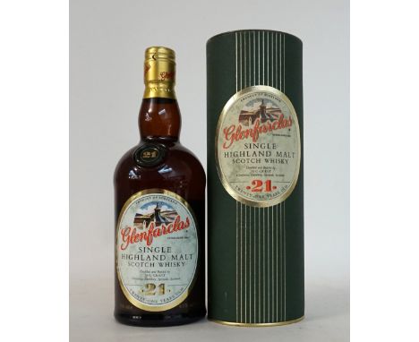 GLENFARCLAS 21YOA bottle of the GLENFARCLAS 21 YEAR OLD Single Malt Scotch Whisky.  70cl.  43% abv.  Level bottom neck.  In o