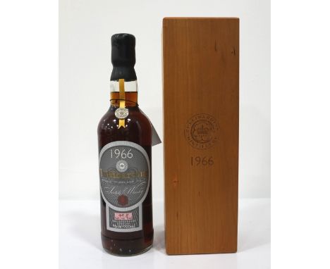 TULLIBARINE 1966A well presented bottle of the Tullibardine Vintage 1966 Cask Strength Single Malt Scotch Whisky.  70cl.  49.
