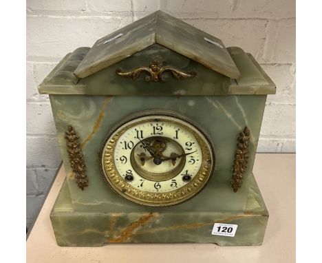 ONYX MANTLE CLOCK