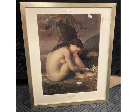 NUDE STUDY G-ERMOGLIO D'AMORE DI P ANNIGONI - SIGNED LTD EDITION PRINT - STAMPED 28