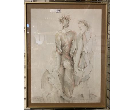 ''WALK OUT'' BY JURGEN GORG WITH C.O.A  - FRAMED PRINT 63CMS (H) X 47CMS (W) APPROX
