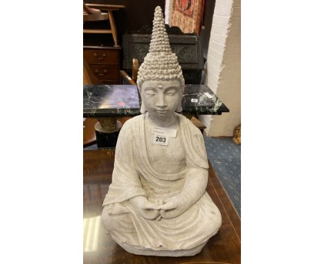 SITTING BUDDHA GARDEN STATUE