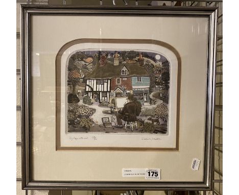 GRAHAM CLARKE LIMITED EDITION PRINT 258/300 FRAMED WITH C.O.A 22CMS (H) X 23 CMS (W) APPROX